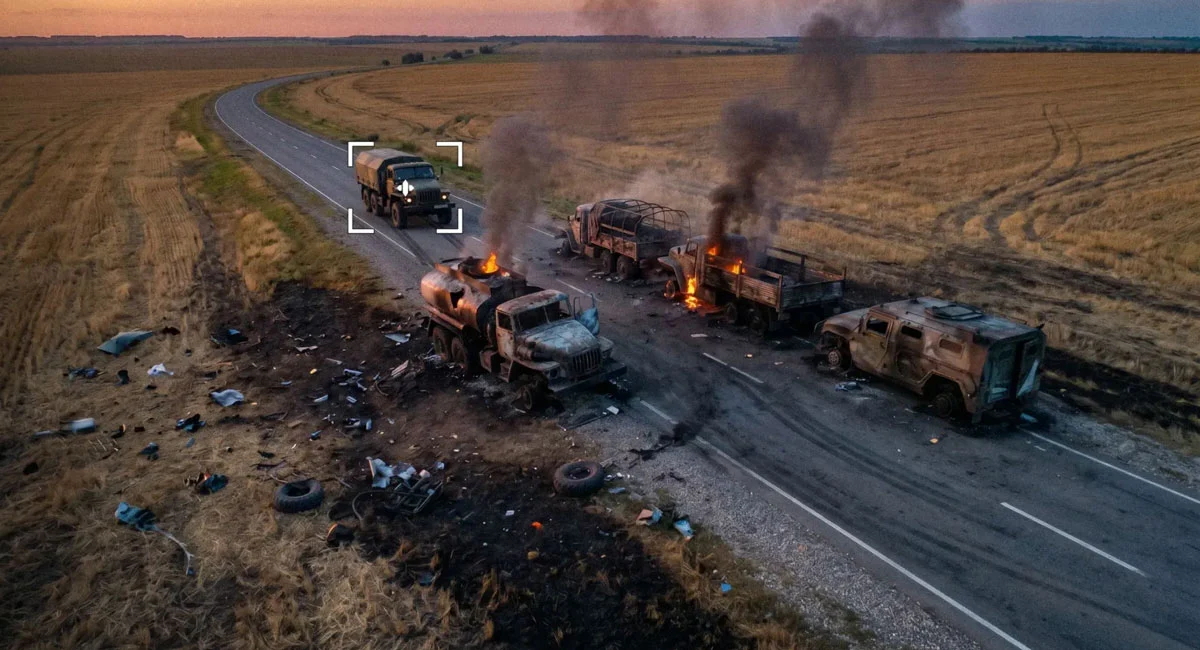Highway to hell: Ukrainian drones squeeze Russian logistics
